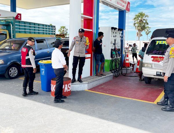 Kapolres Rote Ndao : Lima SPBU di Rote Ndao Menjadi Fokus Pengamanan Selama Distribusi BBM Bagi Masyarakat