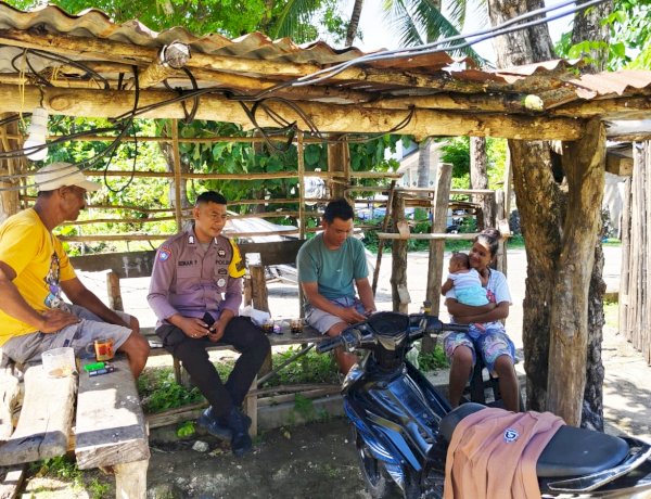 Bhabinkamtibmas Polsek Pantaibaru Sambangi Warga Binaan, Jaga Kemitraan Dalam Rangka Pemeliharaan Kamtibmas