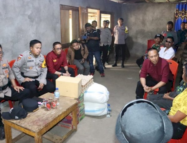 Sentuhan Humanis Biro SDM Polda NTT: Berikan Pendampingan Psikologis dan Penguatan Mental bagi Keluarga Korban di Ngada