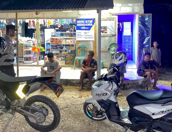 Polsek Rote Tengah Gelar Patroli Ronda Presisi, Antisipasi C3