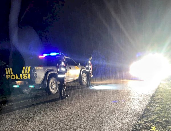 Patroli Ronda Presisi Polsek Rote Barat, Antisipasi Potensi Tindak Pidana