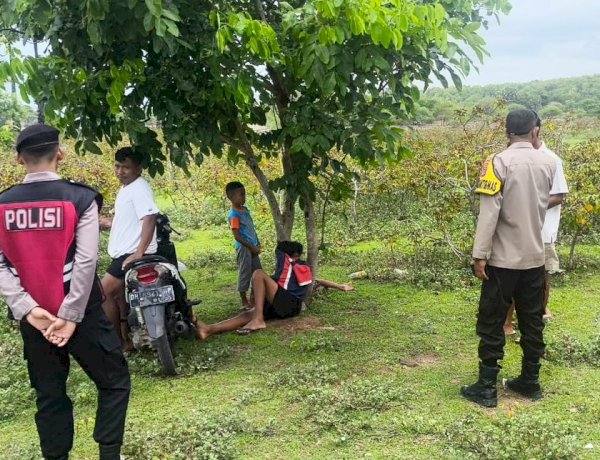 Personel Polsek Rote Tengah Gelar  Patroli Dialogis Menyisir Pantai Leli