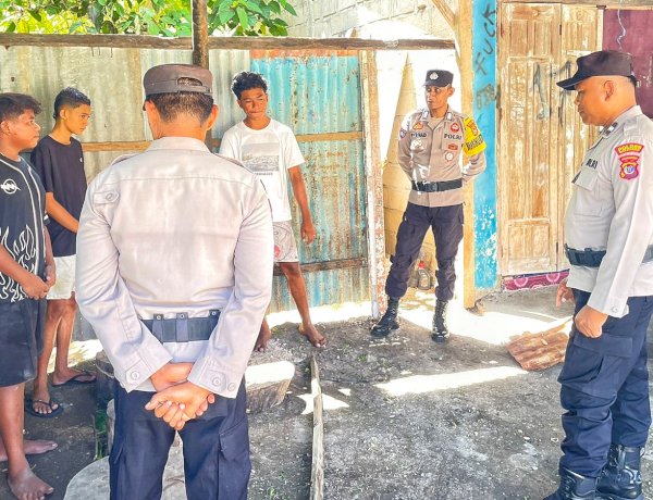Patroli Dialogis Personel Polsek Rote Tengah, Langkah Proaktif Tekan Gangguan Keamanan