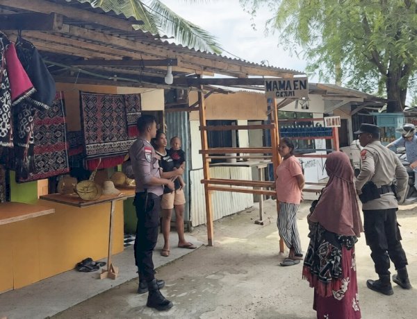 Polsek Lobalain Lakukan Patroli Dialogis Jamin Kenyamanan Masyarakat