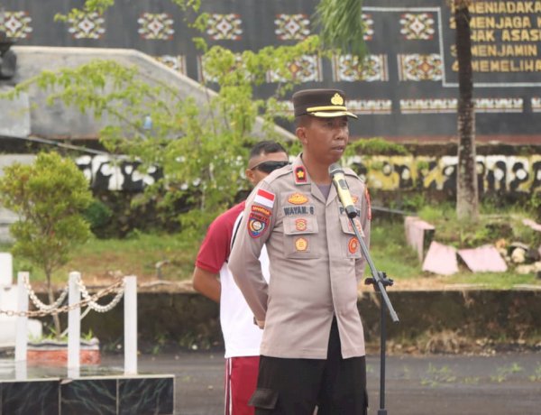 Pimpin Apel Perdana, Wakapolres Rote Ndao Ajak Personel Untuk Terus Berbuat Baik