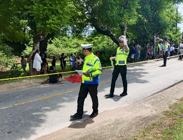Kecelakaan Tragis di Rote Tengah, Dua Orang Meninggal  Satu Masih Dalam Perawatan