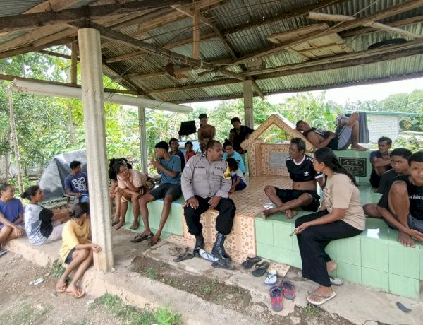 Bhabinkamtibmas Polsek Pantaibaru Tingkatkan Patroli Dialogis, Dengar Aspirasi Warga Binaan Jaga Kamtibmas Tetap Kondusif