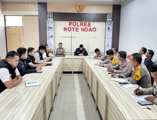 Polres Rote Ndao Gelar Focus Group Discussion (FGD), Bentuk Sinergitas  Dalam Penegakkan Hukum