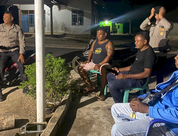 Patroli Ronda Presisi Polsek Rote Tengah, Jaga Kemitraan dan Pastikan Kamtibmas Tetap Kondusif
