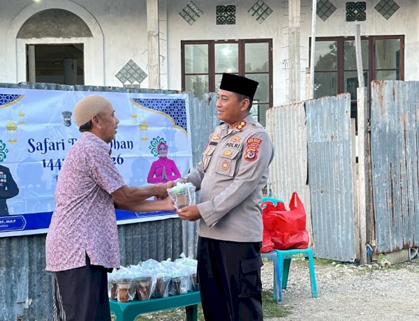 Safari Ramadhan Kapolres Rote Ndao di Mesjid Jamiatul Islamiyah Oelaba