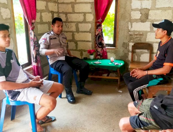 Kegiatan Rutin Bhabinkamtibmas Polsek Rote Barat Laut Bersama Warga Binaan