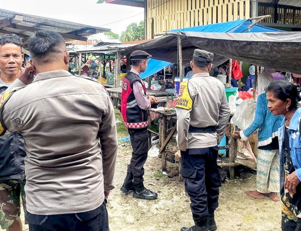 Polsek Rote Barat Laut Tingkatkan Pengamanan di Pasar Busalangga, Jamin Kenyamanan Masyarakat