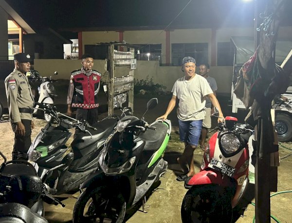 Patroli Malam Polsek Rote Barat Laut, Ciptakan Rasa Aman Bagi Masyarakat