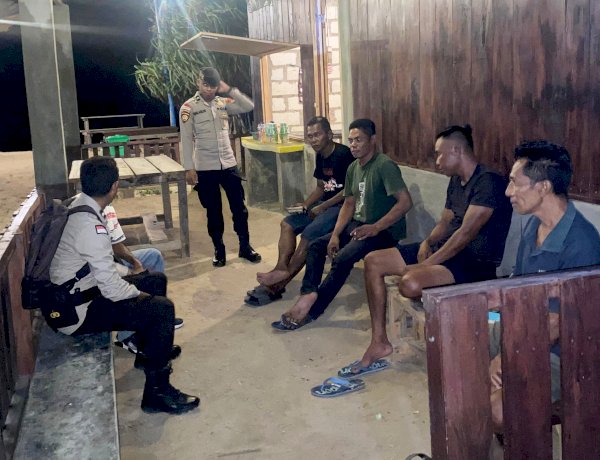 Patroli Malam Personel Polsek Rote Tengah, Tekan Potensi Tindak Pidana