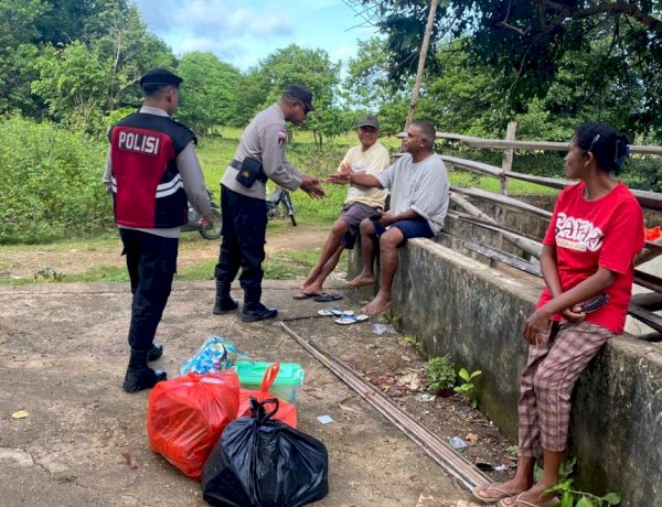 K2YD Polsek Rote Tengah, Jamin Kenyamanan Masyarakat Dalam Beraktifitas.
