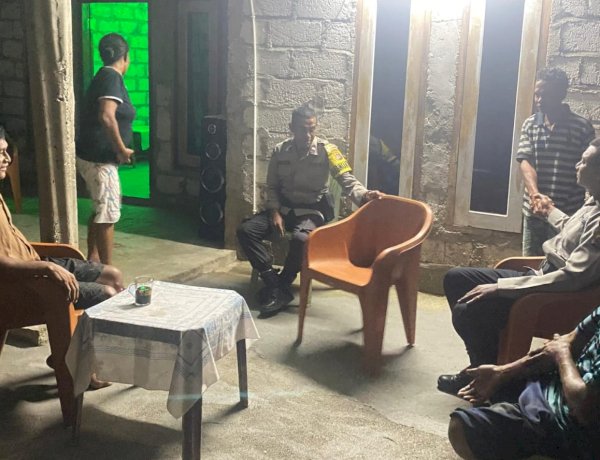 Patroli Malam Polsek Rote Tengah, Pastikan Keamanan dan Kenyamanan Masyarakat