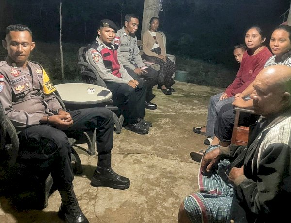 Patroli Malam Polsek Rote Tengah, Cegah Potensi Gangguan Keamanan