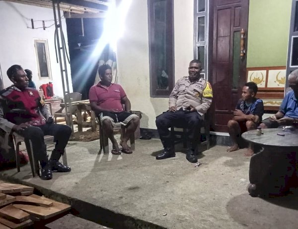 Sambangi Warga, Polsek Rote Selatan Jamin Kamtibmas Tetap Kondusif