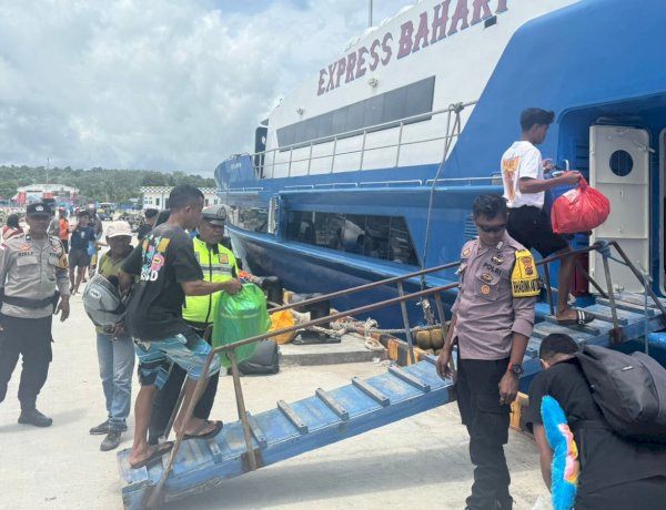 Cegah Potensi Pidana, Polsek Lobalain Masifkan Pengamanan di Pelabuhan Baa