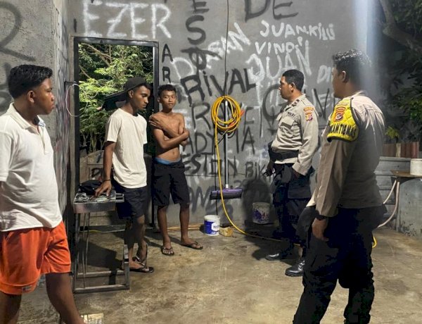 Patroli Dialogis Polsek Rote Barat,Tingkatkan Keamanan dan Cegah Tindak Pidana di Malam Hari