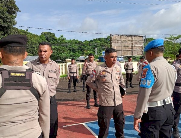 Propam Polres Rote Ndao Awali  Hari Dengan Operasi Gaktiblin Pasca Libur Hari Raya
