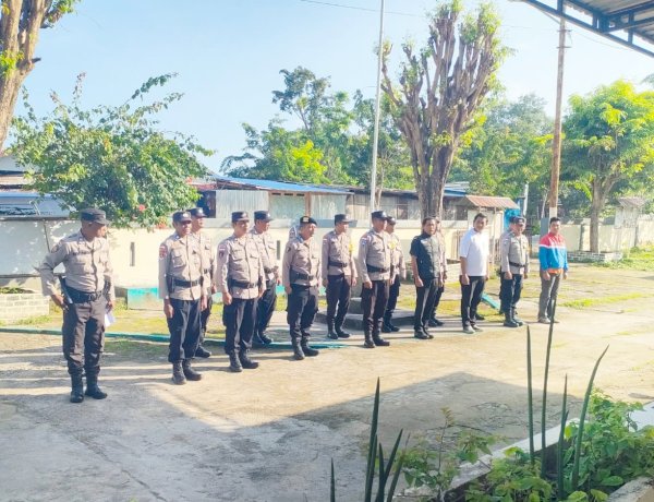 Wakapolresrotendao Lakukan Sidak di Polsek Rote Barat Laut, Motivasi Anggota Untuk Untuk Kerja Profesional
