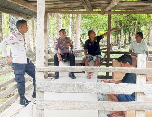 Polsek Rote Barat Daya Tingkatkan Edukasi Bagi Masyarakat Jaga Kamtibmas Tetap Kondusif