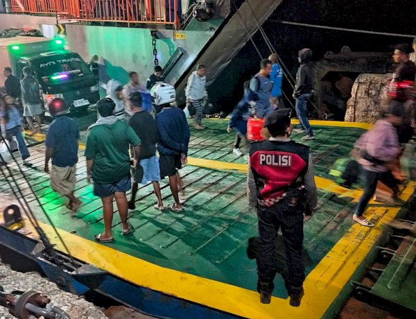 Polsek Pantaibaru Lakukan Pengamanan di Pelabuhan, Pastikan Kenyamanan Masyarakat