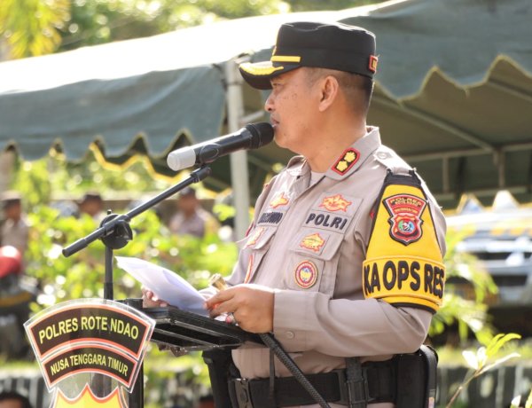 Kapolres Rote Ndao : Dalam Melaksanakan Pelayanan Kamtibmas Bagi Masyarakat Kita Terus Berbenah Untuk Menjadi Lebih Baik