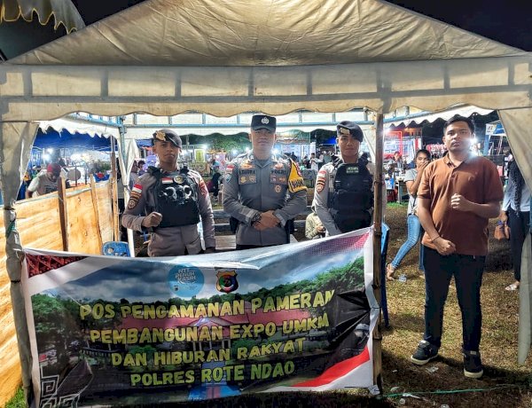 Kabag Ops Polres Rote Ndao : Pengamanan di Area Pameran Expo UMKM 2026 Masih Berjalan Aman