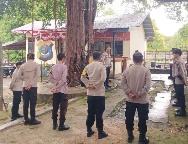 Wakapolresrotendao : Melalui Pelaksanaan Apel Pagi Kita Siap Untuk Melaksanakan Pelayanan Kamtibmas Bagi Masyarakat