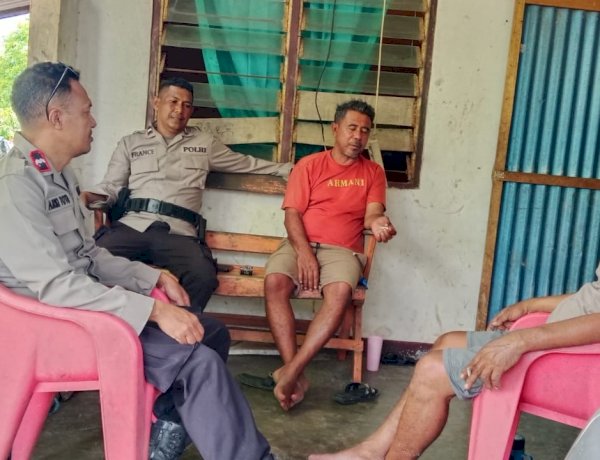 Jaga Kamtibmas Tetap Kondusif, Polsek Rote Barat Tingkatkan Patroli Dialogis