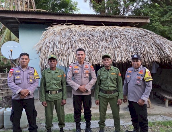 Polsek Pantaibaru Lakukan Monitoring Pos Kamling, Ciptakan Lingkungan Aman dan Nyaman