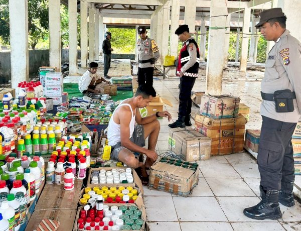 Polsek Rote Tengah Jamin Kenyamanan Masyarakat Selama Berada di Pasar Ufalen