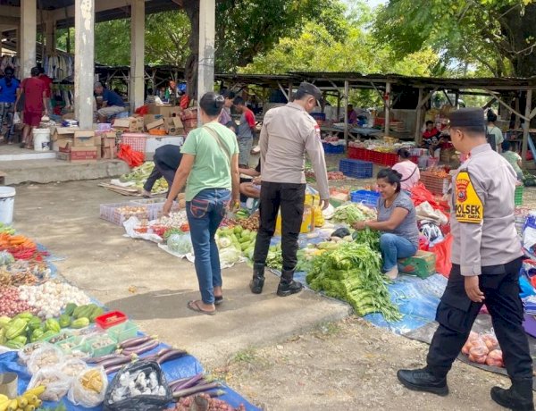 Kapolsek Rote Barat Daya : Pengamanan di Pasar Tudameda Jamin Kenyamanan Masyarakat