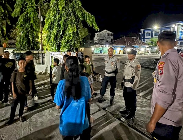 Wujudkan Rasa Aman Bagi Masyarakat, Polsek Lobalain Tingkatkan Patroli Malam