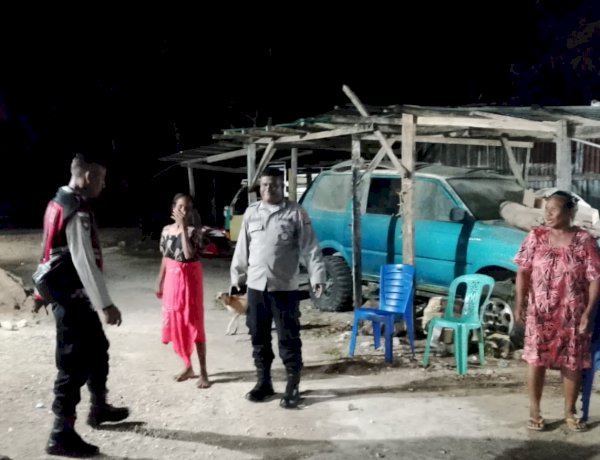 Patroli Malam Polsek Rote Selatan Wujudkan Rasa Aman Bagi