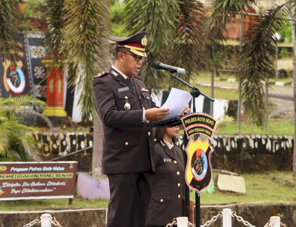Polres Rote Ndao Lakukan Upacara Bendera Peringatan Hari Kebangkitan Nasional ke-118,Jaga Kedaulatan NKRI Melalui Transformasi Digital