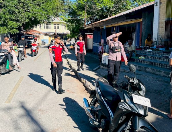 Satuan Samapta Polres Rote Ndao Tingkatkan Patroli Saat Hari Raya Idul Adha  1447 H