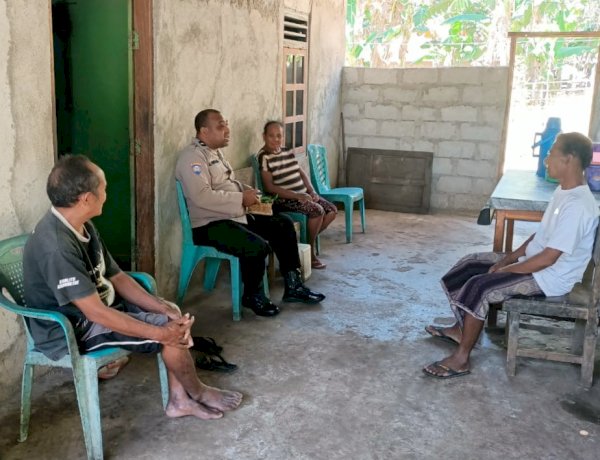 Kapolsek Pantaibaru : Kegiatan Sambang Merupakan Pendekatan Humanis Polri Dalam Menjaga Kamtibmas Tetap Kondusif