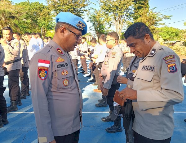 Propam Polres Rote Ndao Gelar Gaktiplin Tingkatkan Kedisiplinan dan Cegah Pelanggaran