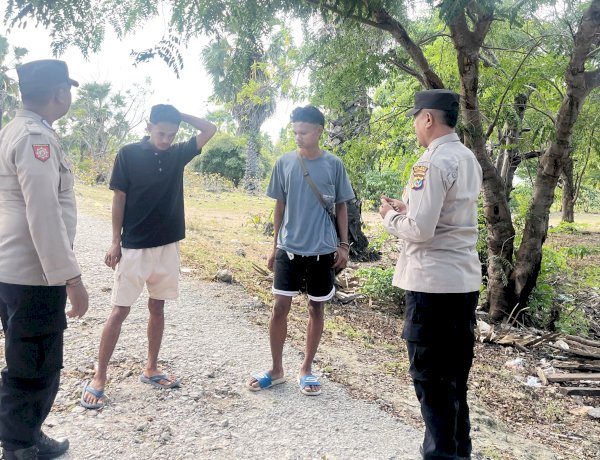 Polsek Rote Barat Daya Ajak Warga Jaga Kamtibmas Tetap Kondusif
