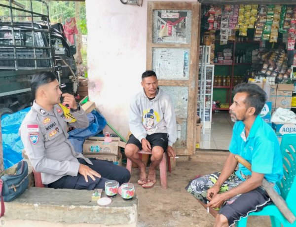 Bhabinkamtibmas Polsek Rote Selatan Tingkatkan Kegiatan Sambang, Wujudkan Rasa Aman Bagi Masyarakat