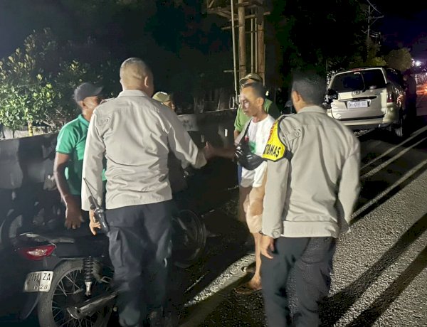 Patroli Malam Polsek Rote Tengah, Wujud Polri Untuk Masyarakat