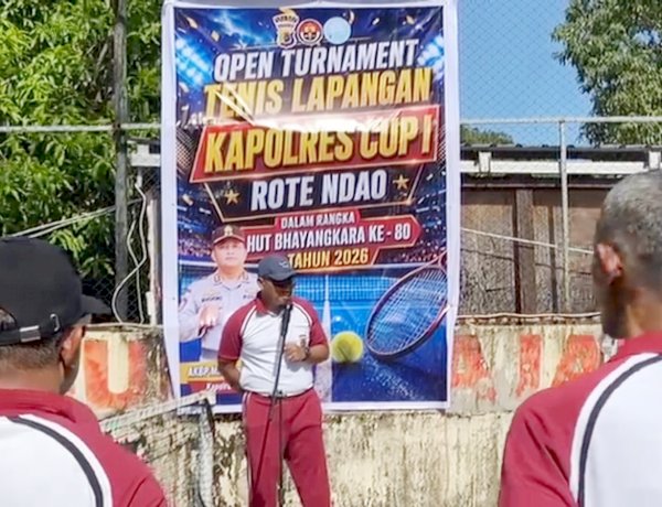 Semarak Hari Bhayangkara ke 80, Polres Rote Ndao Melaksanakan Pertandingan Olahraga Internal Jaga Kekompakan