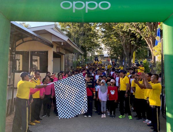 Kapolres Rote Ndao : Olahraga Bersama Jelang Hari Bhayangkara ke 80, Tingkatkan Kekompakan Keluarga Besar Polri Polres Rote Ndao