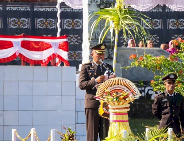 Hari Bhayangkara ke-80, Kapolres Rote Ndao Sebagai Inspektur Upacara
