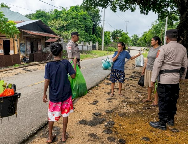 Melalui KRYD, Polsek Rote Tengah Terus Wujudkan Kepercayaan Publik Jaga Kamtibmas Tetap Kondusif