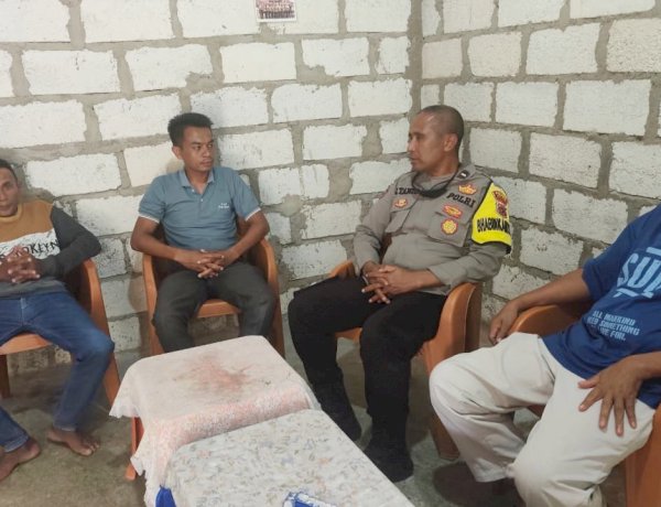 Kegiatan Sambang Bhabinkamtibmas Polsek Rote Tengah