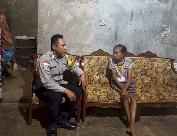 Sambangi Warga Binaan, Bhabinkamtibmas Polsek RBL Dengar Langsung Informasi Dari Masyarakat
